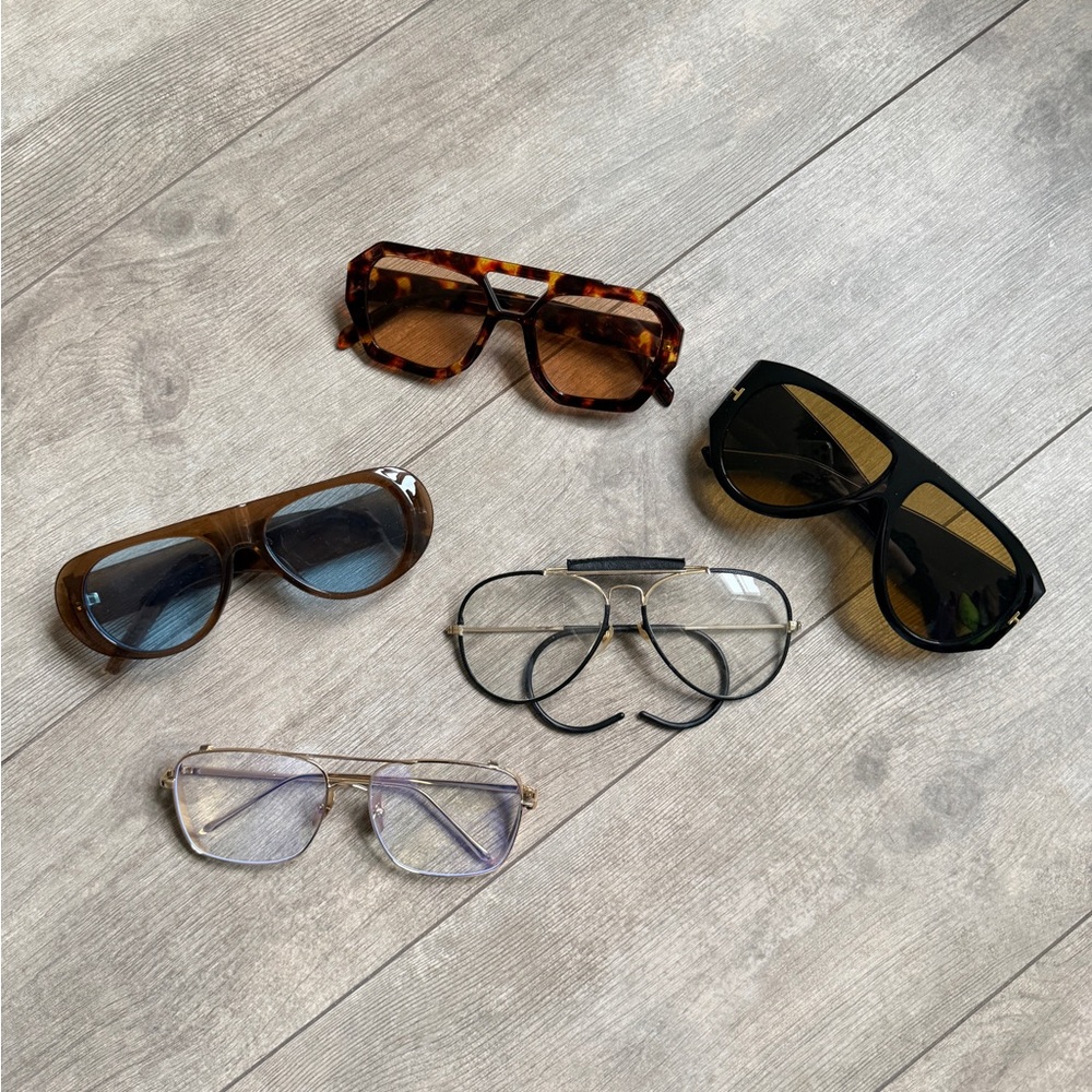 Assorted Sunglass Collection — 5 pair bundle